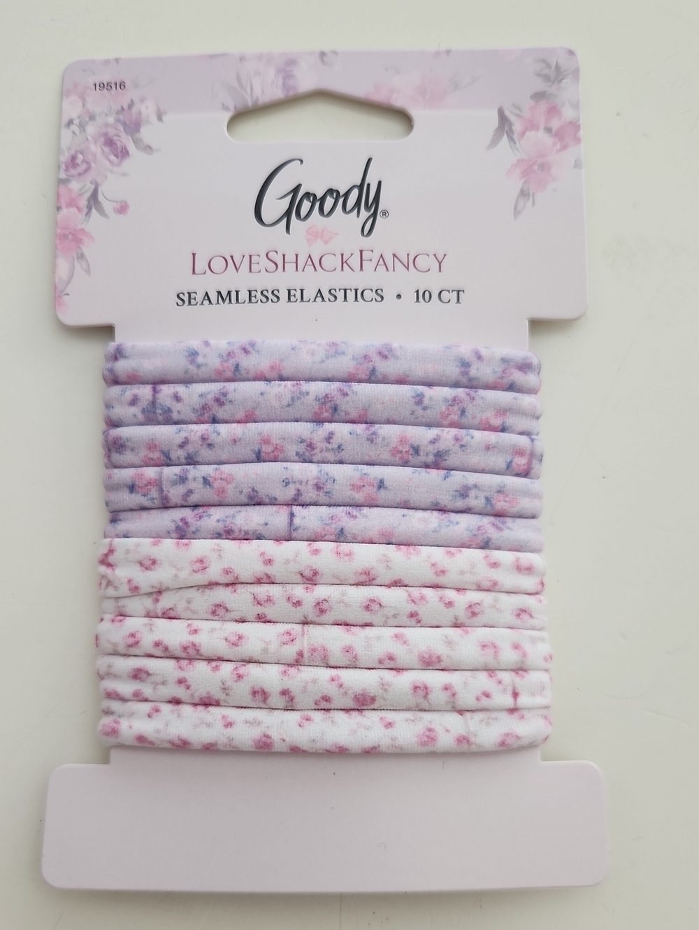 LoveShackFancy Goody Seamless Elastics Pink Purple New